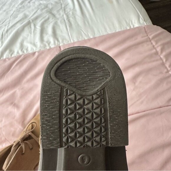 Finn Comfort Tan Nubuck Desert Boots Women’s 9 Granola Girl CabinCore Style - Picture 11 of 13